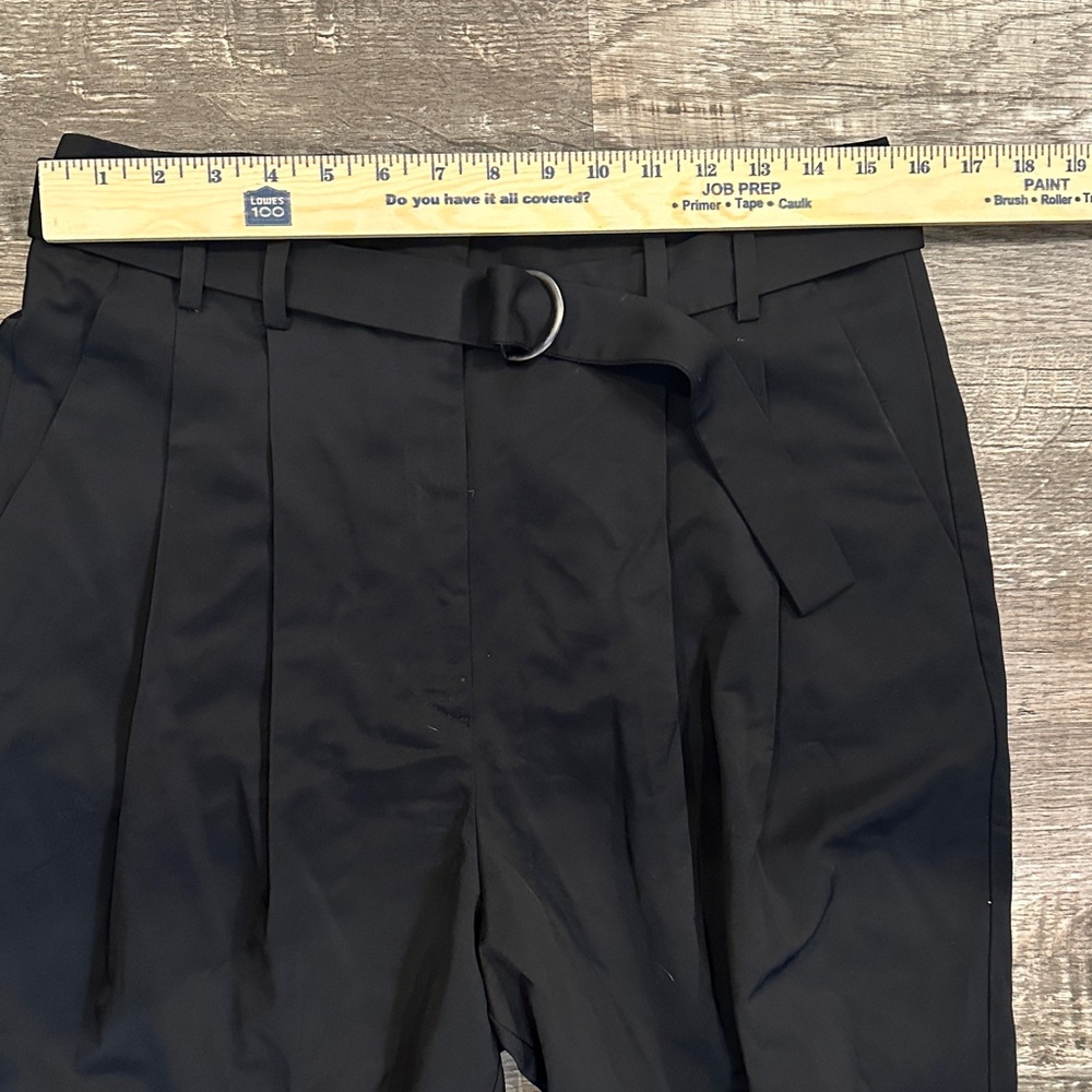 Elizabeth and James Women's Pleated High Rise Black Dress Pants Size 14 - Picture 5 of 10